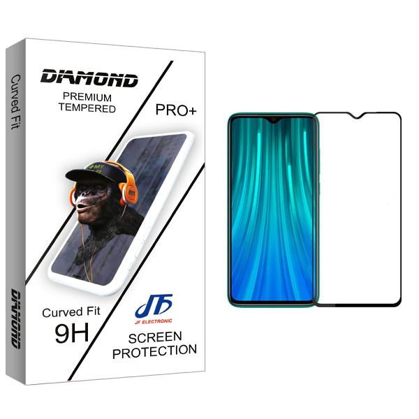 محافظ صفحه نمایش جی اف مدل Diamond glass مناسب برای گوشی موبایل Redmi note8 pro JF Diamond glass Screen Protector For  Redmi note8 pro